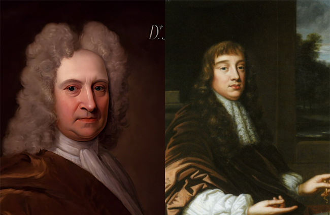 Edmund Halley y Robert Hooke