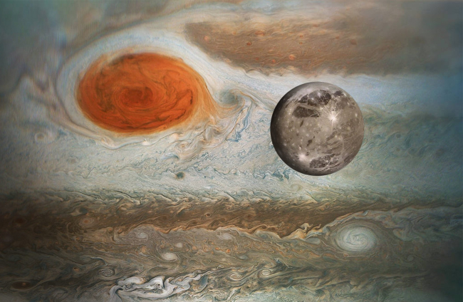 Júpiter pudo haberse tragado varias lunas gigantes