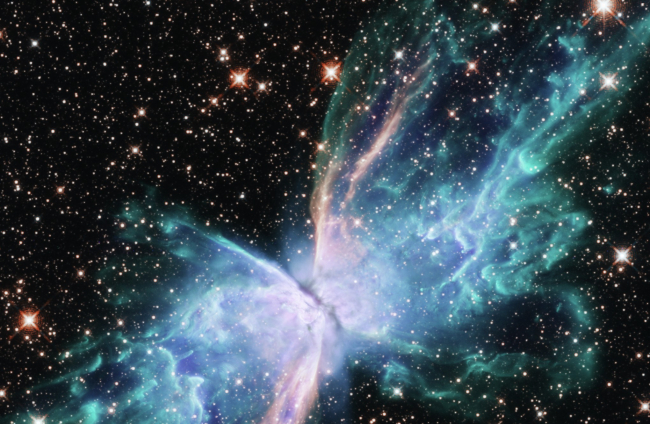 Nebulosa de la Mariposa vista por el Hubble