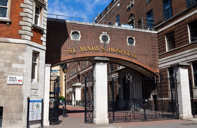 Hospital de St. Mary, en Paddington, Londres, donde se encuentra el laboratorio de Alexander Fleming. —Chris Dorney / iStock