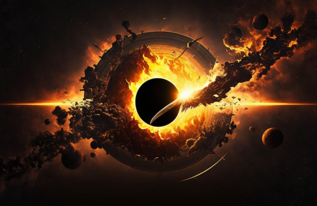 Una espectacular animación de la NASA muestra los agujeros negros más grandes del universo