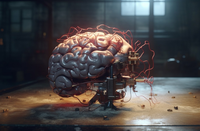 Ilustración de regeneración cerebral