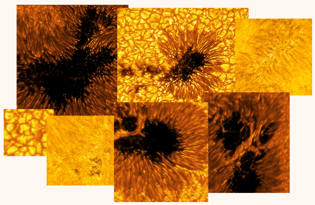 Primeros planos del Sol, por el telescopio Inouye