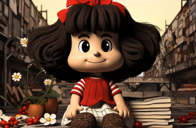 Así imagina la IA a Mafalda