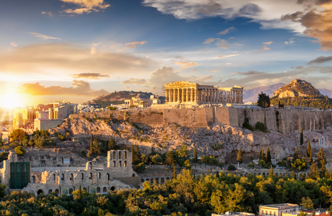 Vista de la ciudad de Atenas