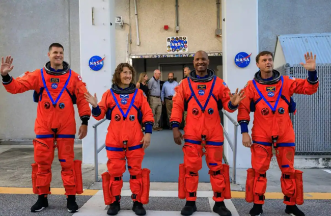 Los astronautas de la misión Artemis