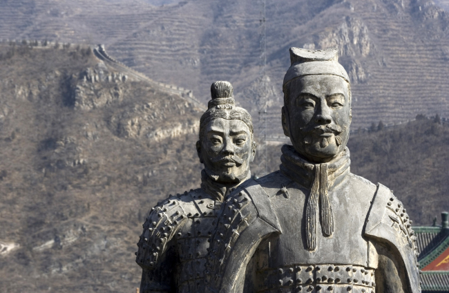 Estatuas del ejército chino