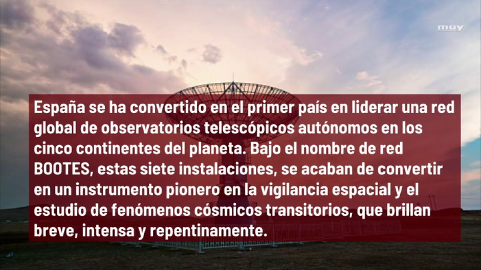 España completa la red BOOTES, la primera red de telescopios robóticos del mundo