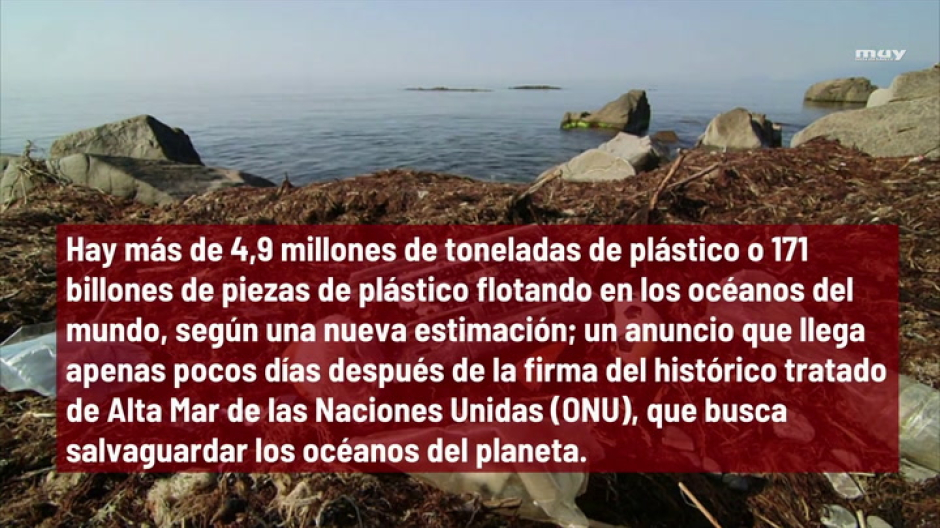 4,9 millones de toneladas de basura plástica flotan en nuestros océanos