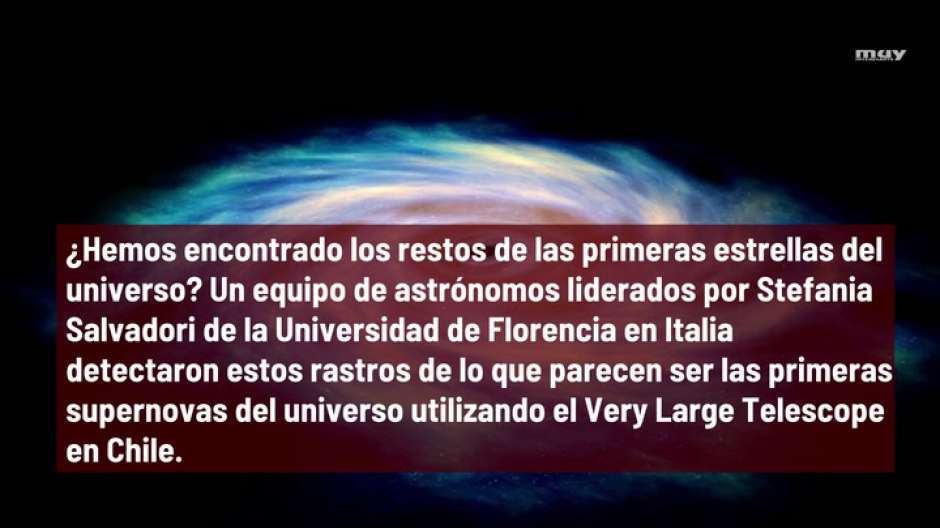 Hallan Rastros De Las Primeras Supernovas Del Universo