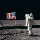 The first man to urinate on the moon