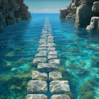 Descubren un camino de la Edad de Piedra bajo las aguas del Mediterráneo