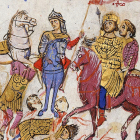 Manuscrito ilustrado del Imperio bizantino. Foto: AGE
