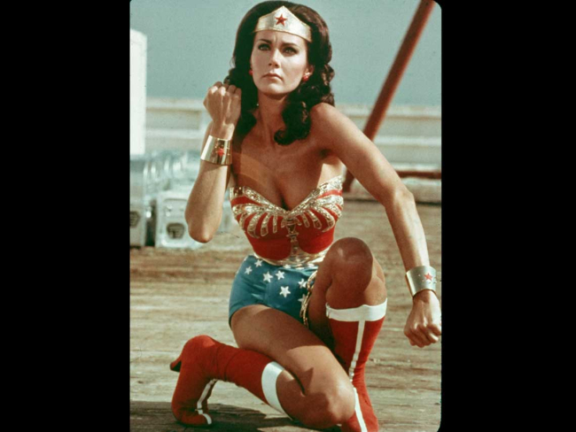 Lynda Carter como Wonder Woman. Imagen: Getty Images.