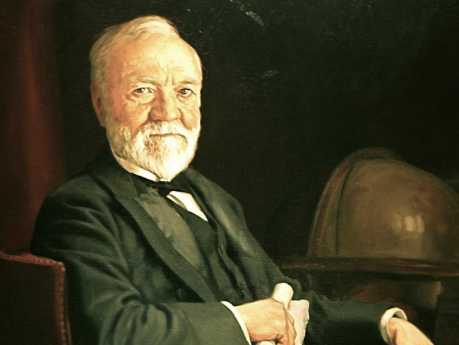 Retrato de Andrew Carnegie. NPG/Wikimedia.