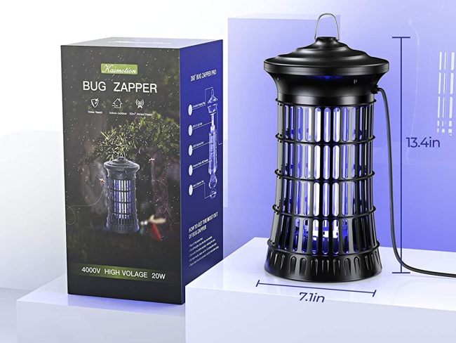 Esta lámpara antimosquitos será perfecta para utilizar mientras dormimos. Amazon.