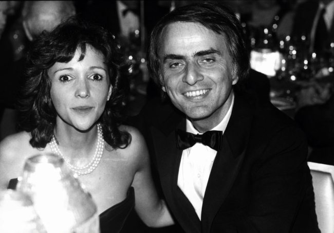 Ann Druyan y Carl Sagan