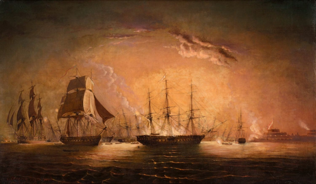 Captura de La Esmeralda y del puerto de El Callao