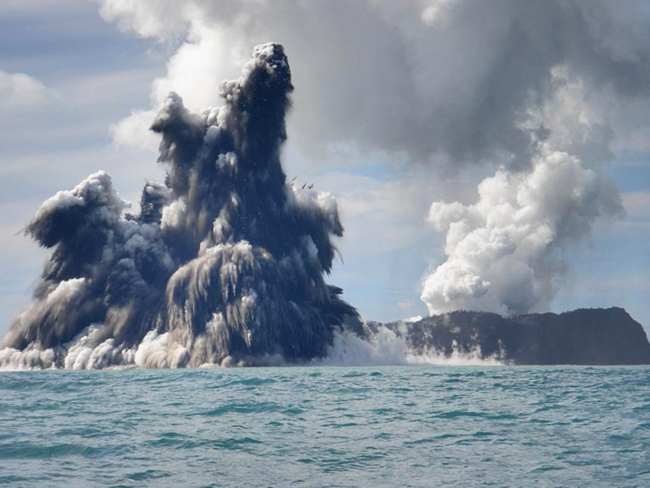 Erupción del volcán Hunga-Tonga en 2009 | Foto: Getty Images