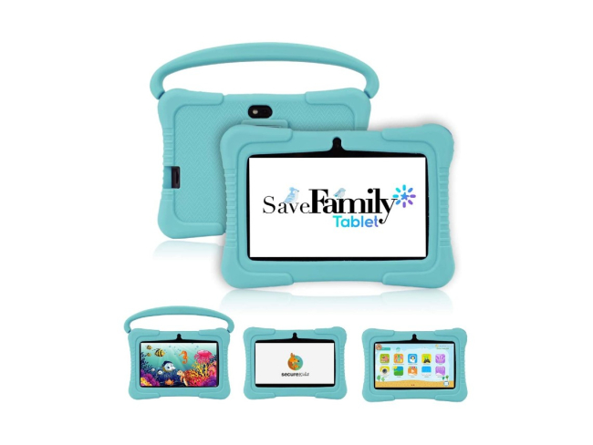 Tableta para niños SaveFamily 7''. Amazon.