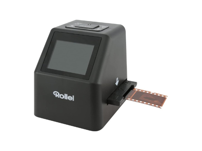 Escáner de negativos Rollei. Amazon.