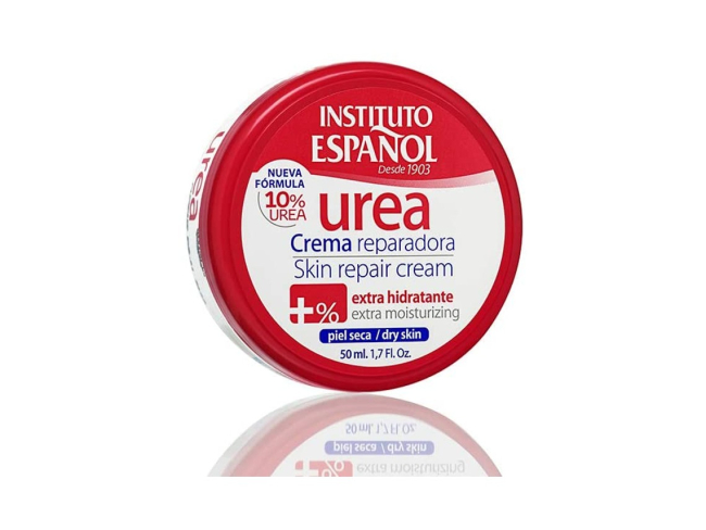 Crema reparadora con urea del Instituto Español. Amazon.