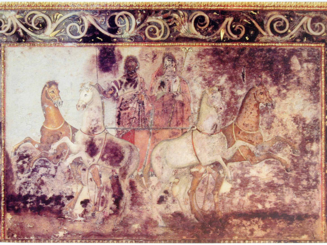 Representación de Hades y Perséfone. Imagen: Wikimedia Commons.