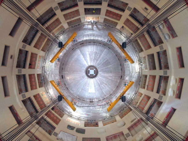 Foto: la primera pieza del ITER Tokamak se puso en mayo de 2020/ ITER / EJF Riche