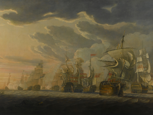 Batalla de Cabo San Vicente. Imagen: Wikimedia Commons