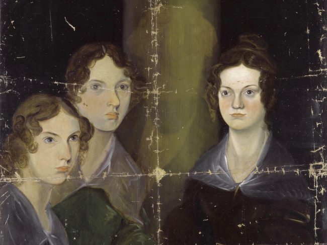 Retrato de las hermanas Bronte. Imagen: Wikimedia Commons.