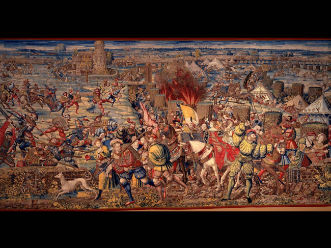 Batalla de Pavía. Imagen: Wikimedia Commons.