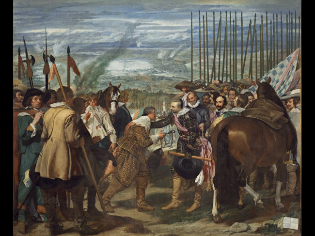 'Las lanzas', de Diego de Velázquez. Imagen: Wikimedia Commons.