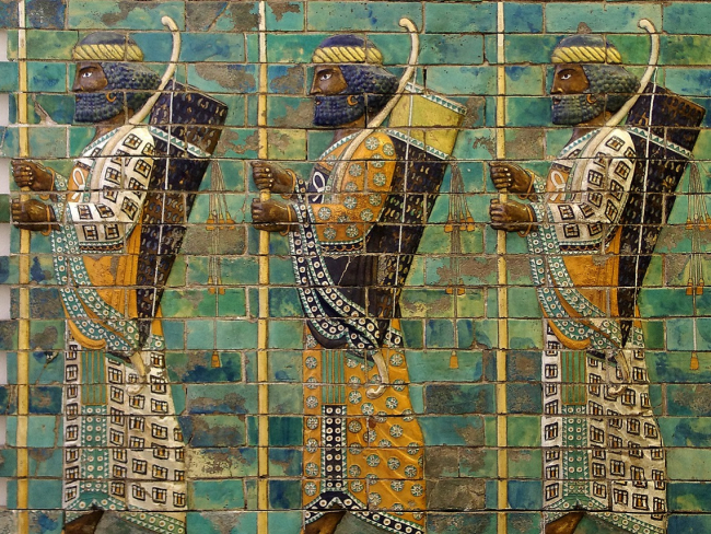 Guerreros persas, Museo de Pérgamo. Imagen: Wikicommons
