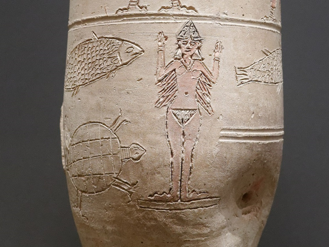 El vaso de Ištar. Imagen: (c) Musée du Louvre
