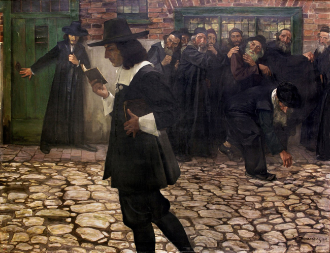 Spinoza rechazado por los judíos. Pintura de Samuel Hirszenberg (1907). Wikimedia.