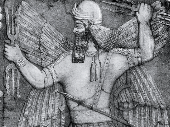 El dios Ninurta. Imagen: Wikicommons