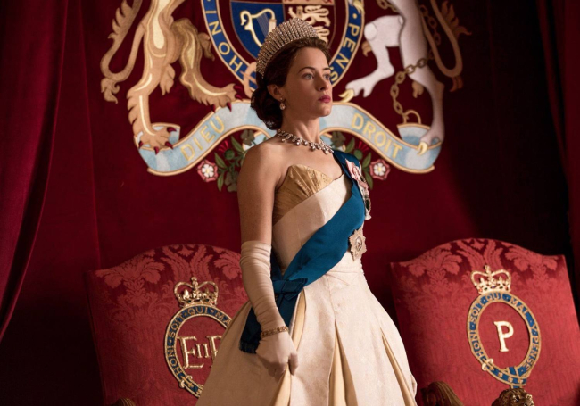 Claire Foy es la actriz que interpreta a Isabel II en las dos primeras temporadas. Netflix.
