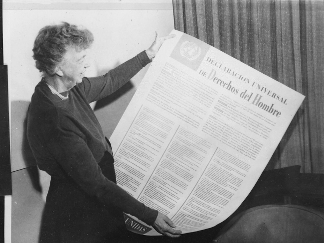 Eleanor Roosevelt. Imagen. Wikimedia Commons.
