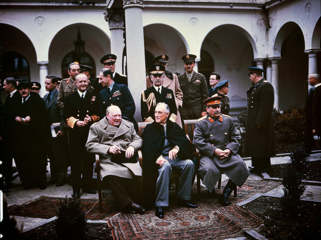 Conferencia de Yalta. Imagen: Wikimedia Commons