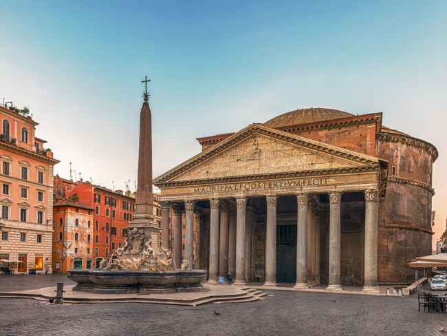 Panteón de Agripa, en Roma. Imagen: iStock Photo.