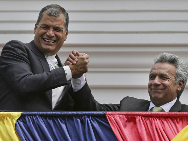 Rafael Correa y Lenin Moreno en 2017 / Gtres