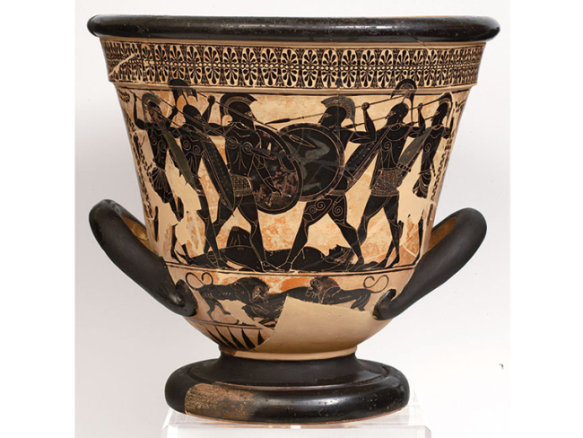Cáliz de Pharsala, Tesalia. 530 a. C.