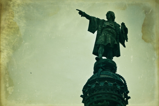Monumento a Cristóbal Colón en Barcelona