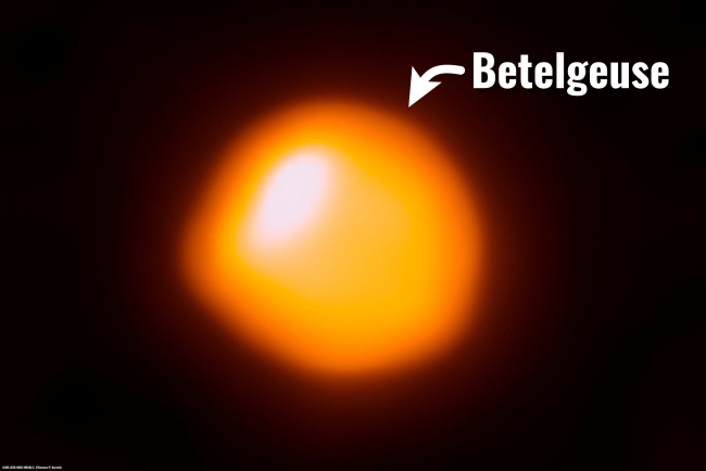 ALMA (ESO/NAOJ/NRAO)/E. O’Gorman/P. Kervella | Fotografía de la estrella Betelgeuse