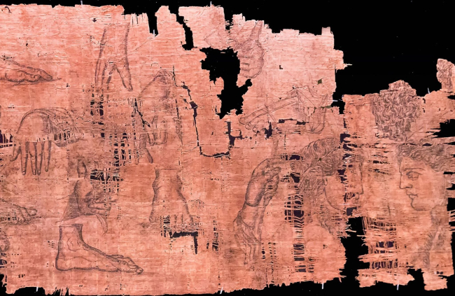 Otro de los dibujos del papiro