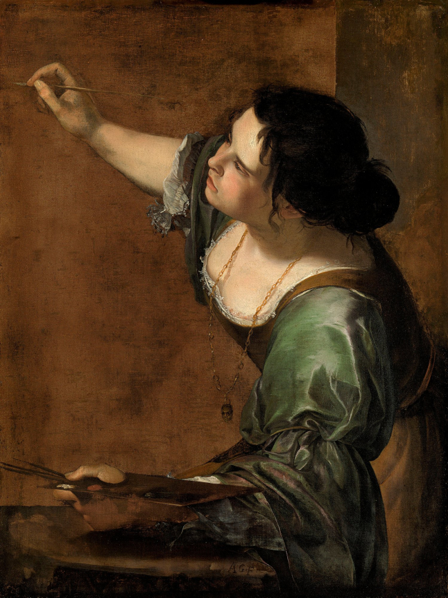 Autorretrato de Artemisia Gentileschi