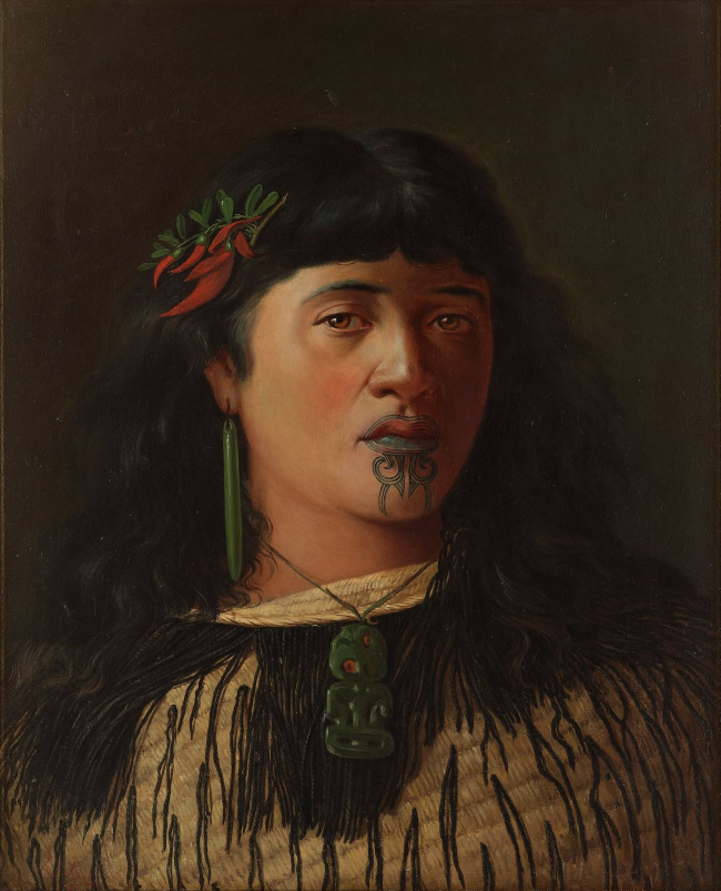 Retrato de maorí