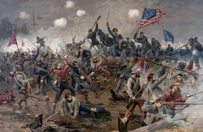 Batalla de Spotsylvania. Guerra de Secesion