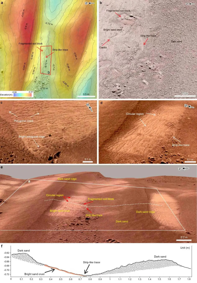 Evidencia de agua en Marte