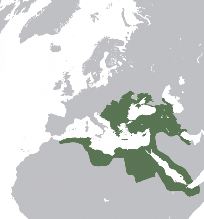 Máxima extensión el Imperio otomano